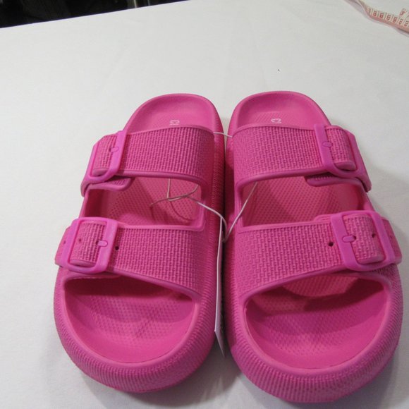 Cushionaire Fame Hot Pink slide Size 8 - Picture 2 of 9